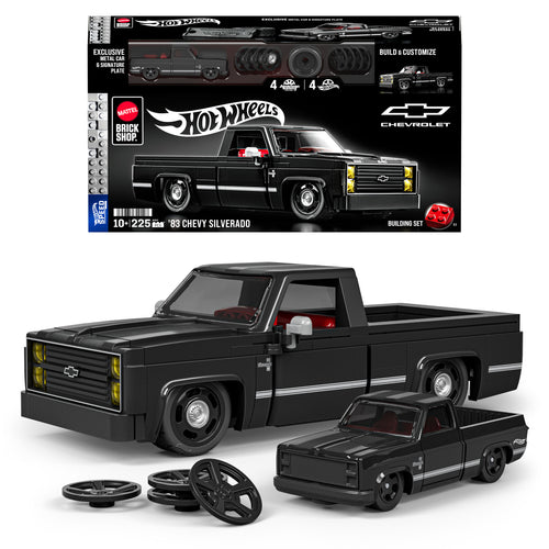 Mattel Brick Shop Hot Wheels '83 Chevy Silverado Building Set, Mattel Creations product photograph