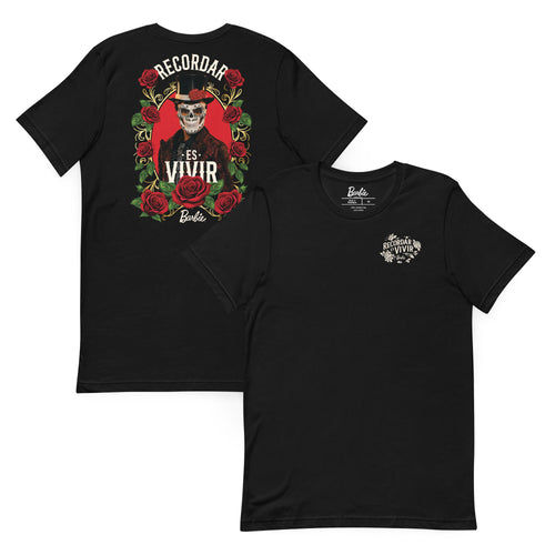 Barbie Día de Muertos Ken Recordar es Vivir Black T-shirt, Mattel Creations product photograph