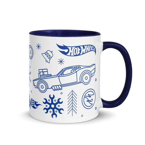 Hot Wheels Holiday Icons White Mug, Mattel Creations product photograph