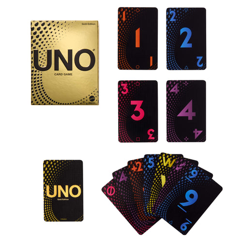 UNO Gold Edition, Mattel Creations product photograph