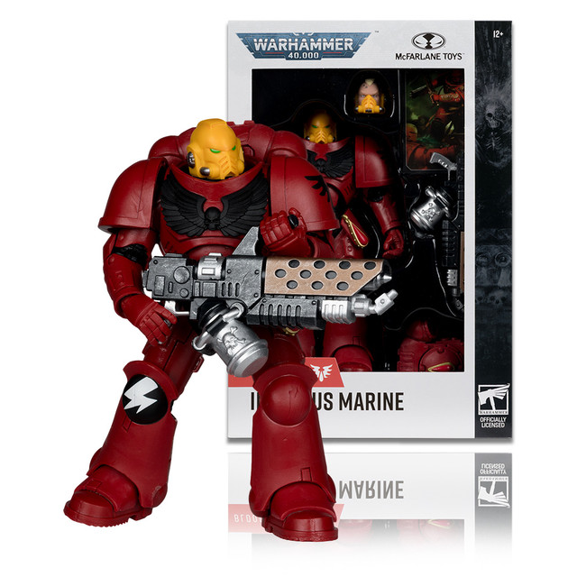 Infernus Marine: Blood Angels (Warhammer 40000) 7" Figure, McFarlane Toys product photograph