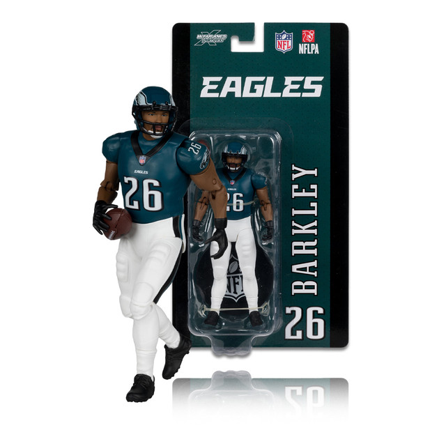 Saquon Barkley (Philadelphia Eagles) 6" Articulated Figure, SportsPicks figure, McFarlane Toys product photograph