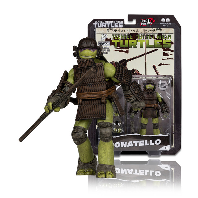 Donatello (Page Punchers: Teenage Mutant Ninja Turtles) 5" Figure w/Turtles in Time Comic, McFarlane Toys product photograph