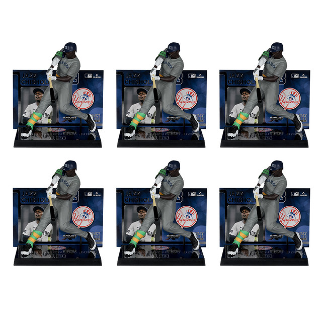 Jazz Chisholm Jr (New York Yankees) MLB Factory Sealed Case (6), SportsPicks figure, McFarlane Toys product photograph