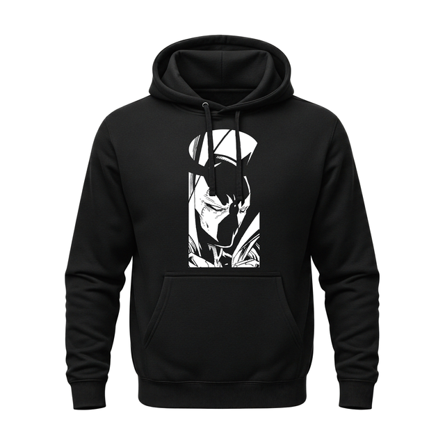 Spawn Negative Corner Box Hoodie Black MTS Exclusive, mcfarlane toys store exclusive, McFarlane Toys product photograph