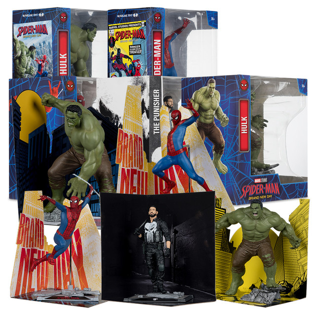 Marvel Studios: Spider-Man Brand New Day Bundle (5) Collectible Figures, McFarlane Toys product photograph