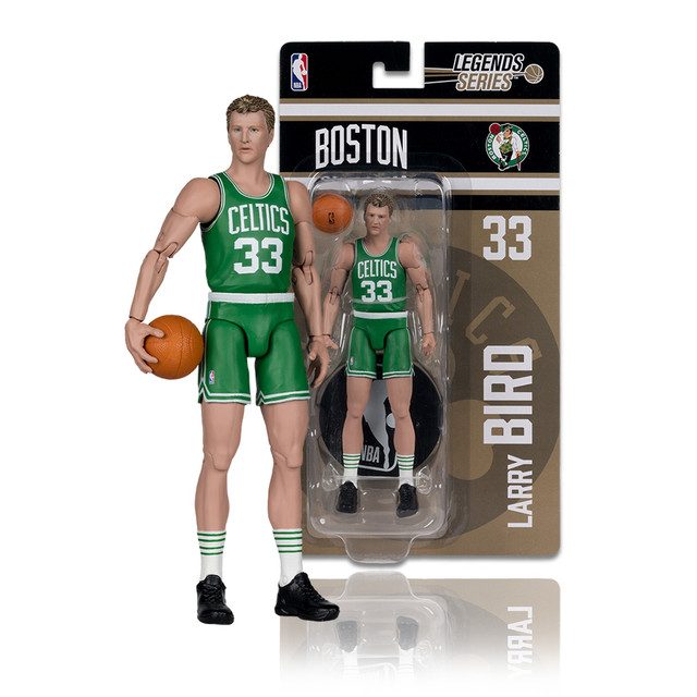 Larry Bird (Boston Celtics) Legends Series 6" Articulated Figure, SportsPicks figure, McFarlane Toys product photograph