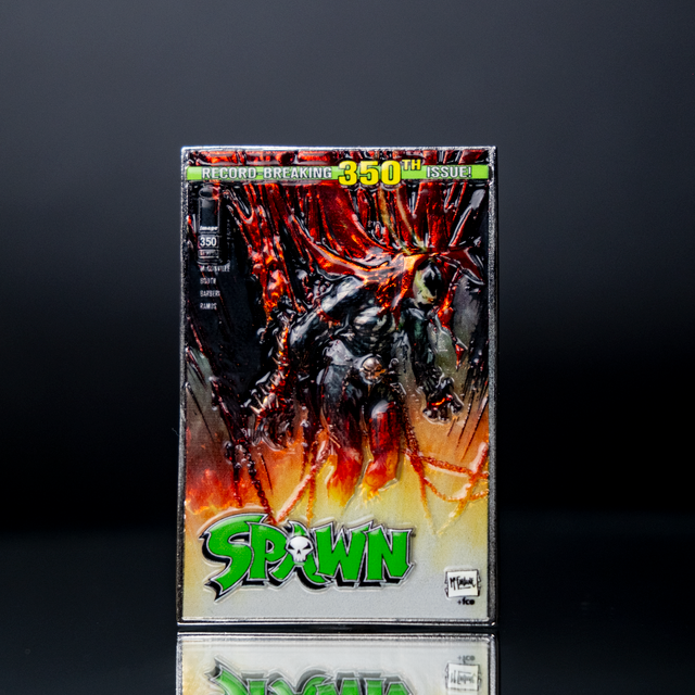 Spawn #350-B Cover Series 3D Metal Pin, McFarlane Toys product photograph