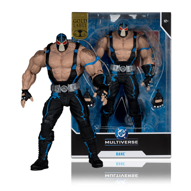DC Multiverse Bane (Knightfall) Mega Figure Gold Label McFarlane Toys, mcfarlane toys store exclusive, McFarlane Toys product photograph
