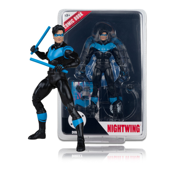 Nightwing (DC Page Punchers: Nightwing #81) 7" Figure w/Comic, McFarlane Toys product photograph