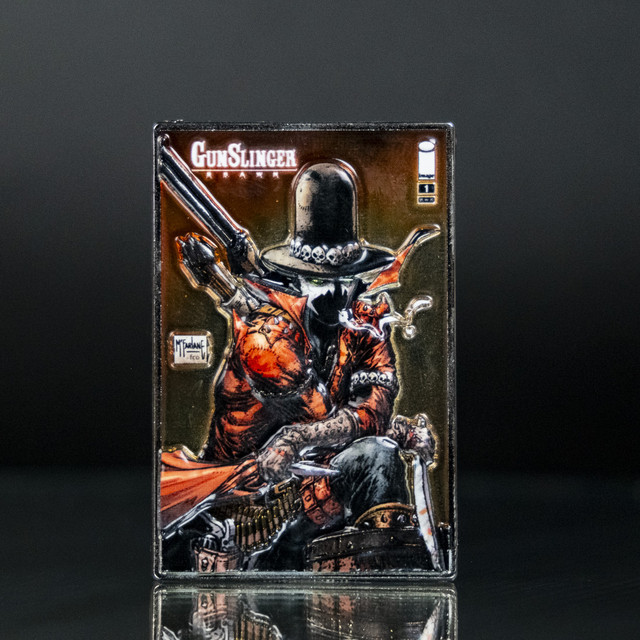 Gunslinger Spawn #1B Cover Series 3D Metal Pin, McFarlane Toys product photograph