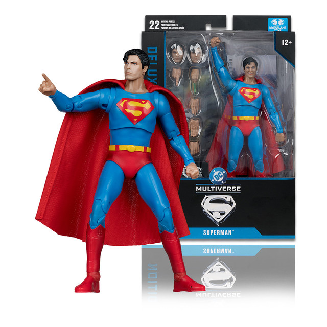 Superman (Superman: The Movie 1978) Deluxe Theatrical Edition 7" Figure, DC Multiverse figure, McFarlane Toys product photograph