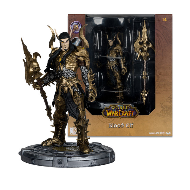 Blood Elf (World of Warcraft) Limited Edition 1:12 Posed Figure, McFarlane Toys product photograph