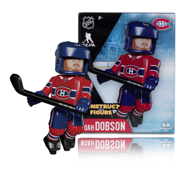 Noah Dobson (Montreal Canadiens) Construct-a-Figure, SportsPicks figure, McFarlane Toys product photograph