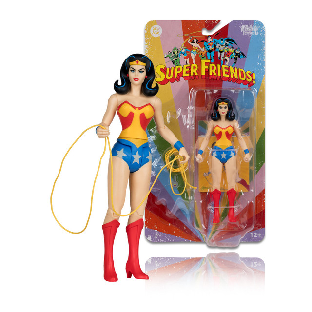Wonder Woman (DC Retro: Super Friends) 6" Figure, McFarlane Toys product photograph