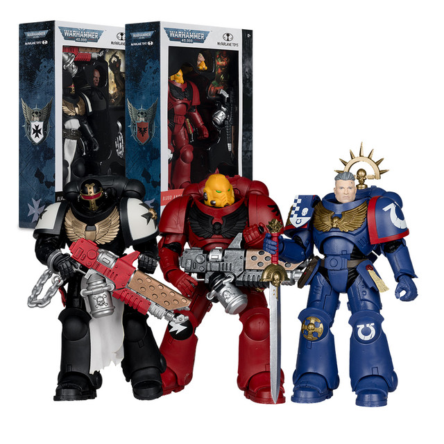 Warhammer 40000 Wave 13 Bundle (3) Set 7 Figures w/Elite Edition, McFarlane Toys product photograph
