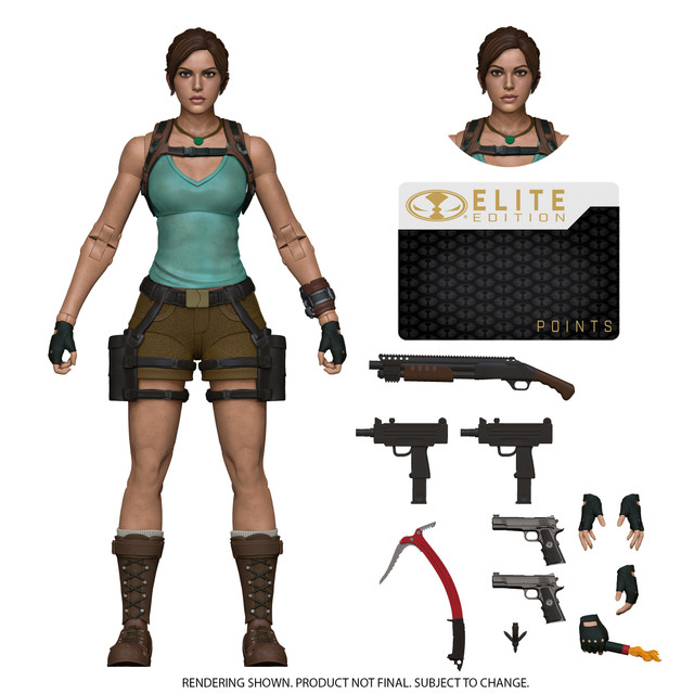 Lara Croft (Tomb Raider: Legacy of Atlantis) 7" Figure McFarlane Elite Edition, McFarlane Toys product photograph