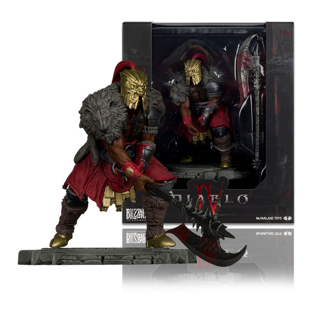 The Barbarian (Diablo IV) Limited Edition 1:12 Posed Figure, McFarlane Toys product photograph