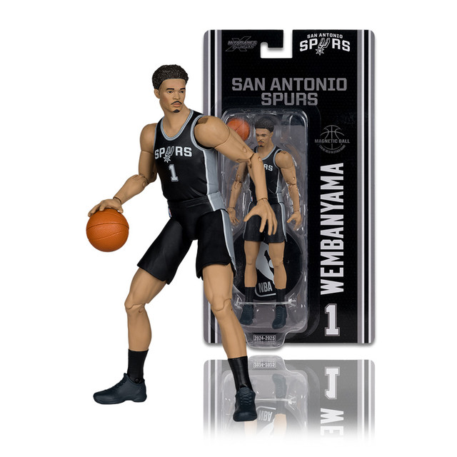 Victor Wembanyama (San Antonio Spurs) 6" Articulated Figure, SportsPicks figure, McFarlane Toys product photograph
