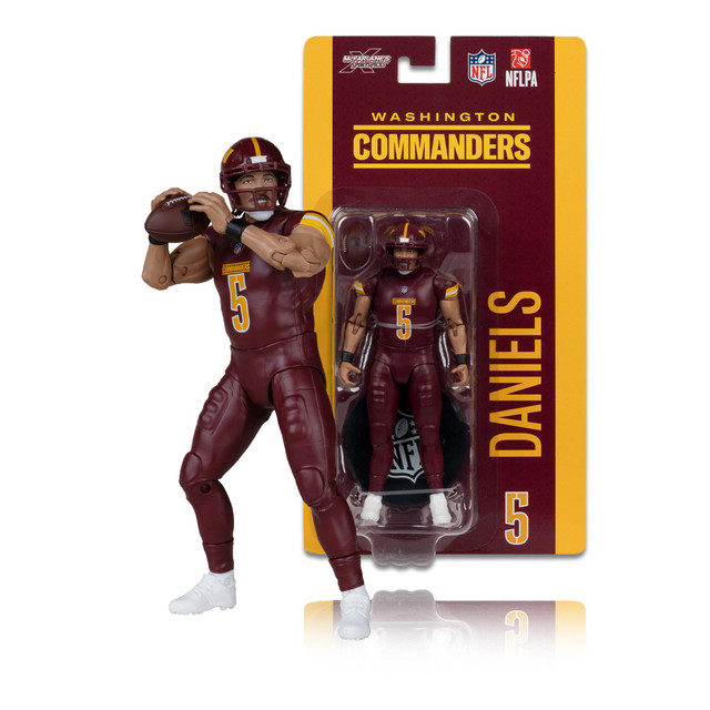 Jayden Daniels (Washington Commanders) 6" Articulated Figure, SportsPicks figure, McFarlane Toys product photograph
