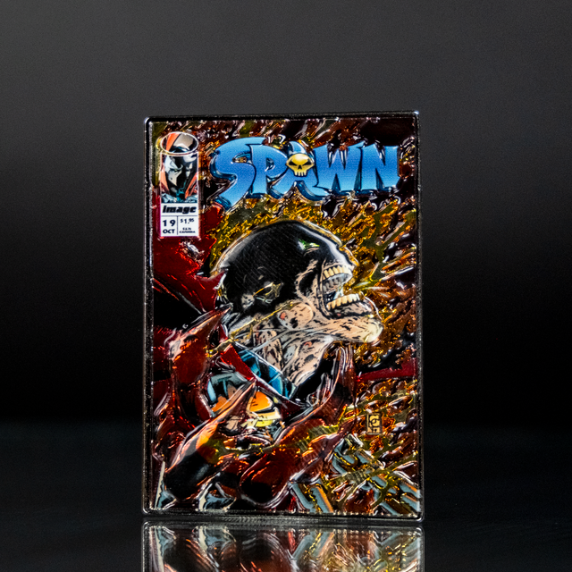 Spawn #19 Cover Series 3D Metal Pin, McFarlane Toys product photograph