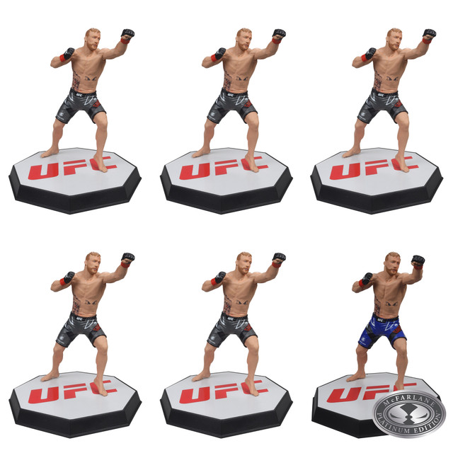 Justin Gaethje (UFC) Factory Sealed Case (6) w/CHASE, SportsPicks figure, McFarlane Toys product photograph