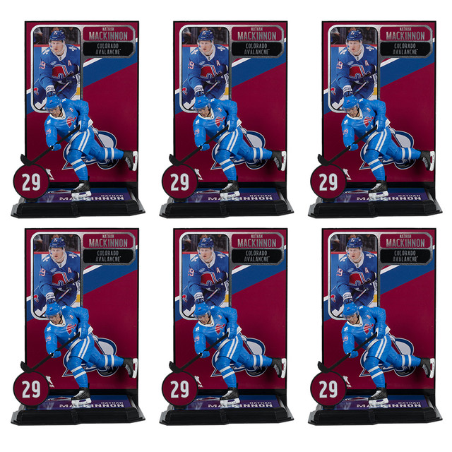 Nathan MacKinnon (Quebec Nordiques Retro) NHL Factory Sealed Case, SportsPicks figure, McFarlane Toys product photograph