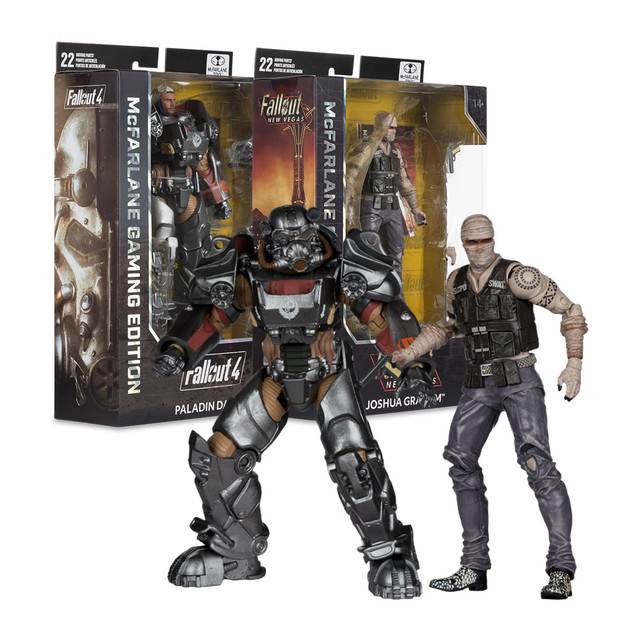 Joshua Graham & Paladin Danse (Fallout) Bundle Set (2) Deluxe 7" Figures, McFarlane Toys product photograph