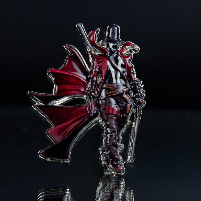 Gunslinger Spawn Toy Photography 3D Metal Pin, McFarlane Toys product photograph