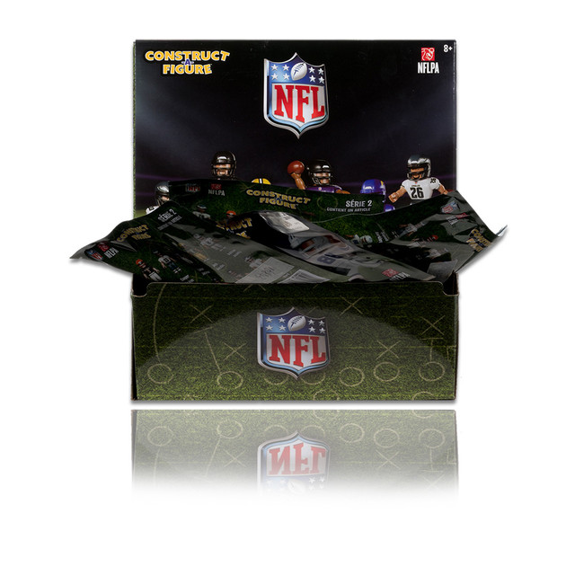 NFL Construct-a-Figure Series 2 Full Sealed Case (36) Mini Figures, SportsPicks figure, McFarlane Toys product photograph