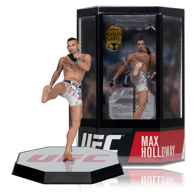 Max Holloway (UFC) 7" Gold Label Figure McFarlane's SportsPicks w/Digital Collectible Exclusive, mcfarlane toys store exclusive, McFarlane Toys product photograph