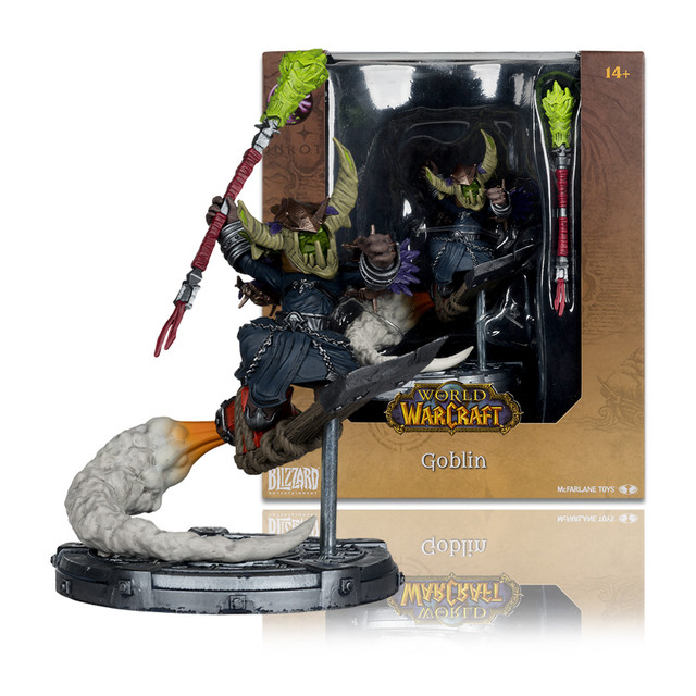 Goblin (World of Warcraft) Limited Edition 1:12 Posed Figure, McFarlane Toys product photograph