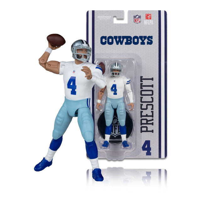 Dak Prescott (Dallas Cowboys) 6" Articulated Figure, SportsPicks figure, McFarlane Toys product photograph