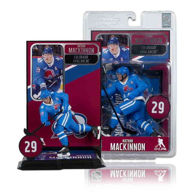 Nathan MacKinnon (Quebec Nordiques Retro) NHL 7" Figure McFarlane's SportsPicks, McFarlane Toys product photograph