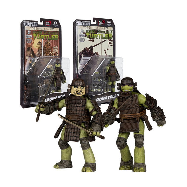 Page Punchers: Teenage Mutant Ninja Turtles Bundle Wave 3 (2) 5" Figure w/Turtles in Time Comic, McFarlane Toys product photograph