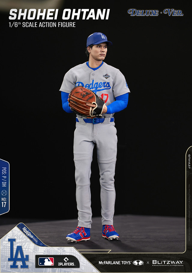Shohei Ohtani (Los Angeles Dodgers) McFarlane's SportsPicks MLB 1:6 Scale Action Figure Blitzway Deluxe Version, McFarlane Toys product photograph
