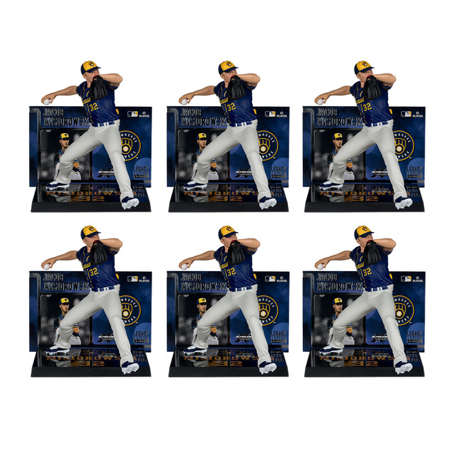 Jacob Misiorowski (Milwaukee Brewers) MLB Factory Sealed Case (6), SportsPicks figure, McFarlane Toys product photograph