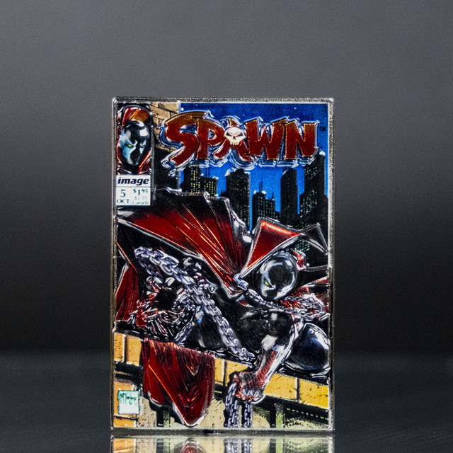 Spawn #5 Cover Series 3D Metal Pin, McFarlane Toys product photograph