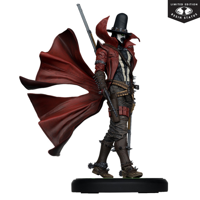 Gunslinger Spawn (Black White & Red All Over) 1:10 Scale Resin Statue, McFarlane Toys product photograph
