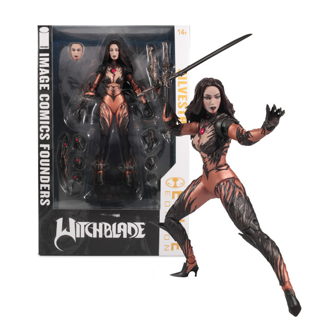 Sara Pezzini: Witchblade (Image Comics Founders Series) 7" Figure McFarlane Elite Edition, McFarlane Toys product photograph