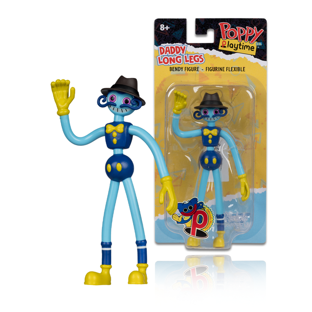 Daddy Long Legs (Poppy Playtime) Bendable 4.5" Figure, McFarlane Toys product photograph