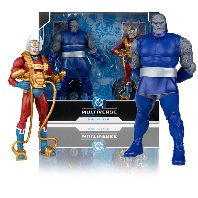 Darkseid vs Orion (New Gods) 2-Pack 7" Figure, DC Multiverse figure, McFarlane Toys product photograph