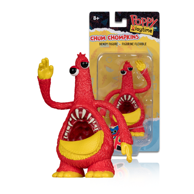 Chum Chompkins (Poppy Playtime) Bendable 4.5" Figure, McFarlane Toys product photograph