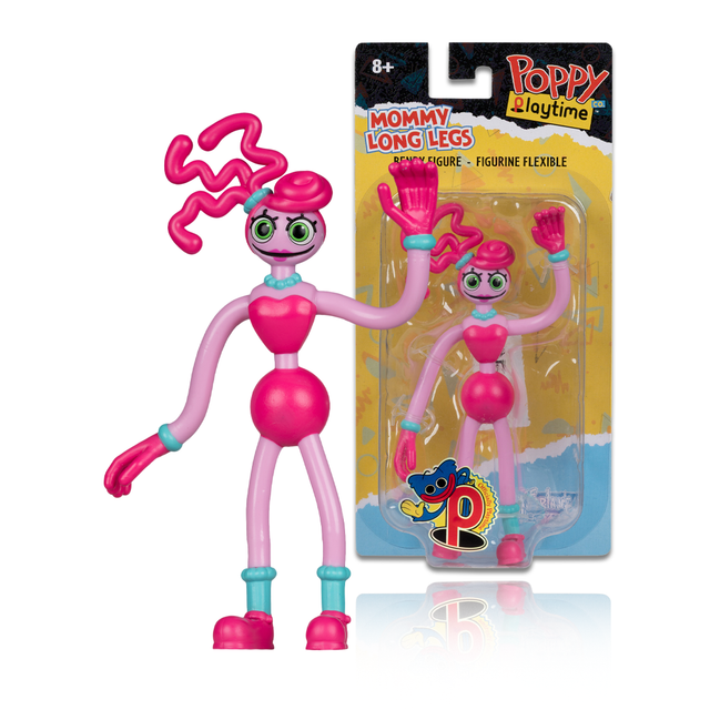 Mommy Long Legs (Poppy Playtime) Bendable 4.5" Figure, McFarlane Toys product photograph