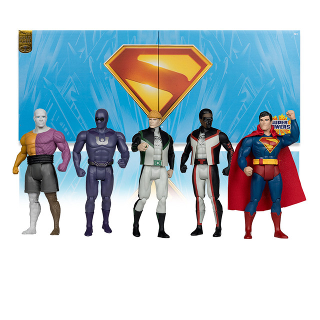 Superman Movie (DC Super Powers) 5-Pack Bundle Gold Label, McFarlane Toys product photograph