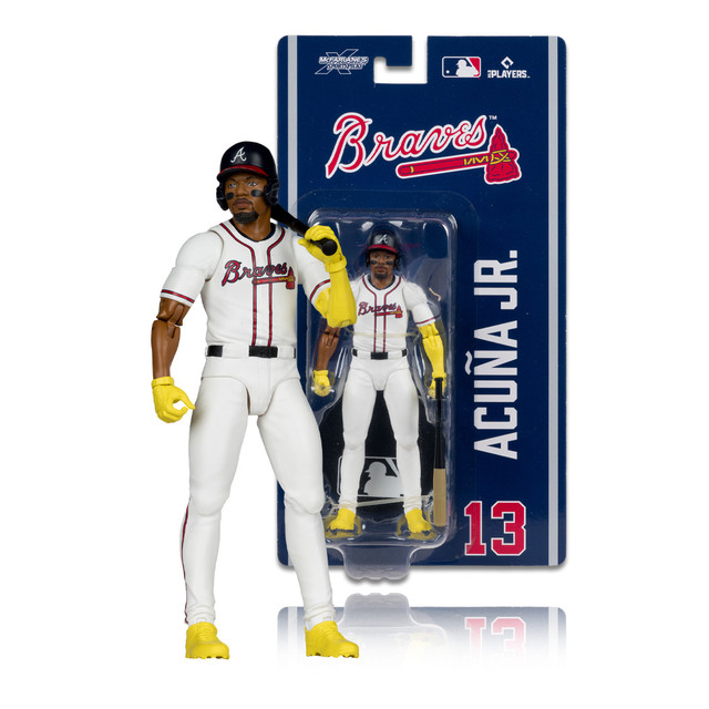 Ronald Acuna Jr. (Atlanta Braves) 6" Articulated Figure, SportsPicks figure, McFarlane Toys product photograph