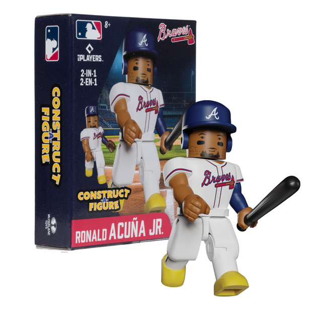 Ronald Acuña Jr. (Atlanta Braves) Construct-a-Figure, SportsPicks figure, McFarlane Toys product photograph