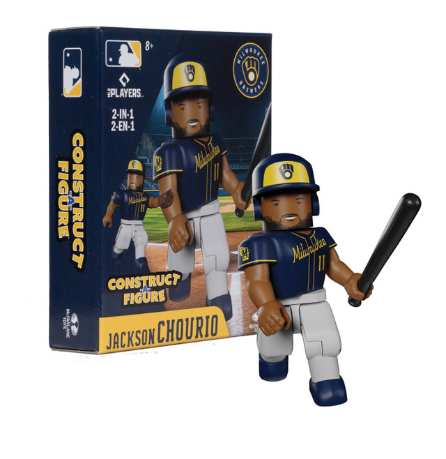 Jackson Chourio (Milwaukee Brewers) Construct-a-Figure, SportsPicks figure, McFarlane Toys product photograph