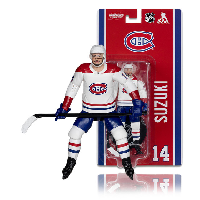 Nick Suzuki (Montreal Canadiens) 6" Articulated Figure, SportsPicks figure, McFarlane Toys product photograph