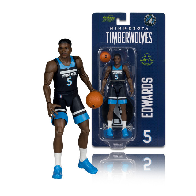 Anthony Edwards (Minnesota Timberwolves) NBA 6" Articulated Figure, SportsPicks figure, McFarlane Toys product photograph